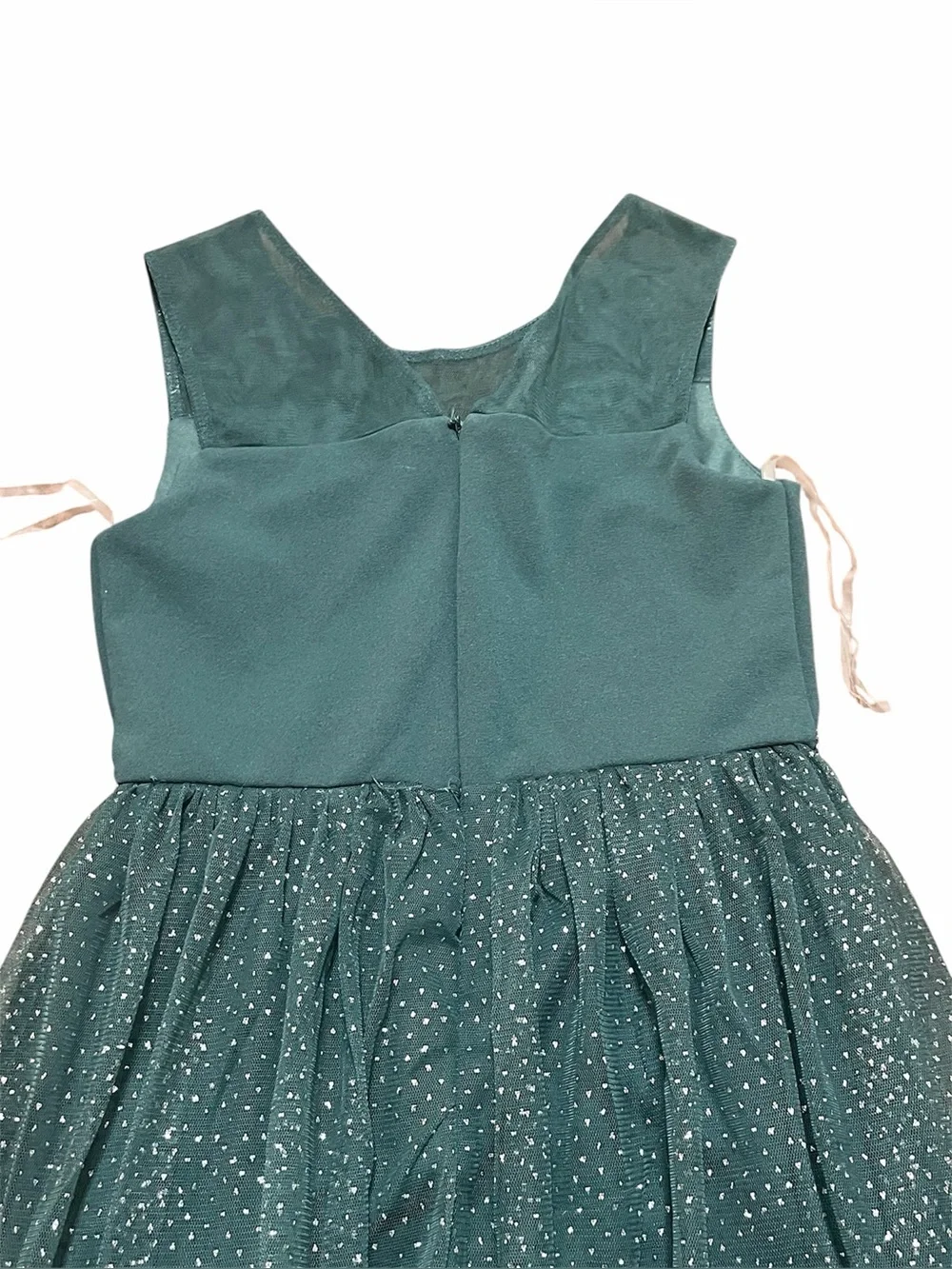 Beauties By Amy Byer Girls Emerald Green Lace Dress